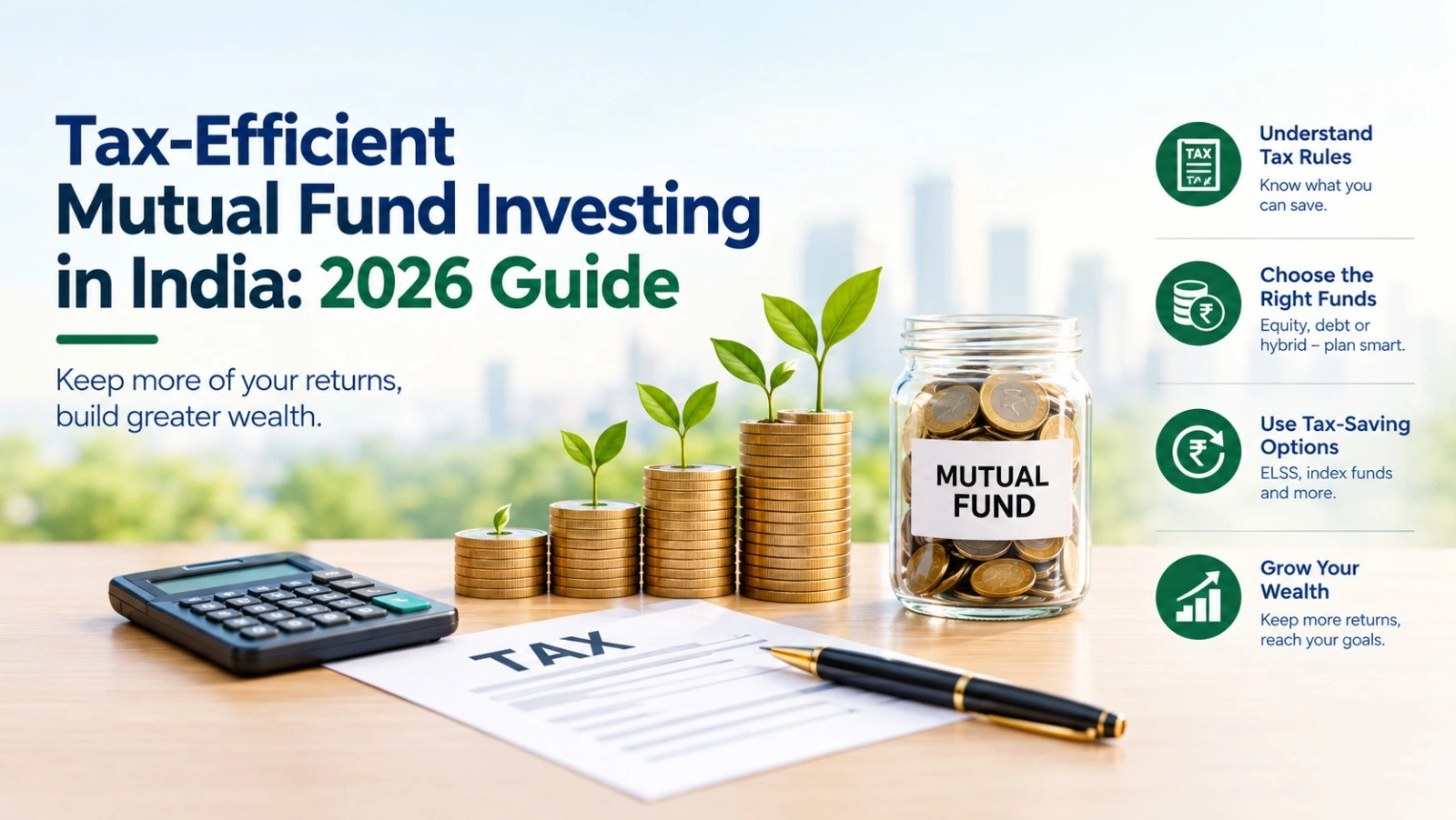 Tax-Efficient Mutual Fund Investing in India: 2026 Guide